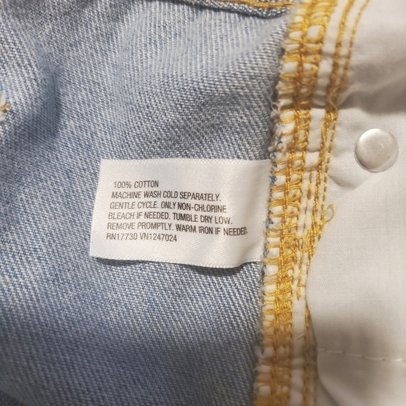 Future Collective WideLeg Jeans High Waist Light Wash Denim Pants Casual - Picture 5 of 7